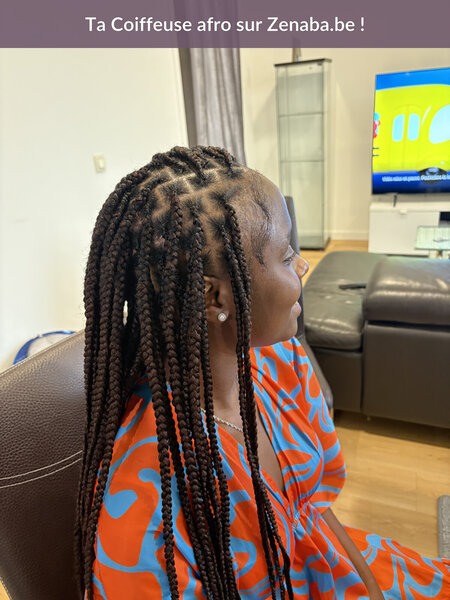 Knotless braids