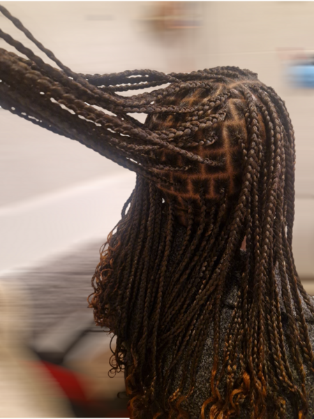 Knowless braids