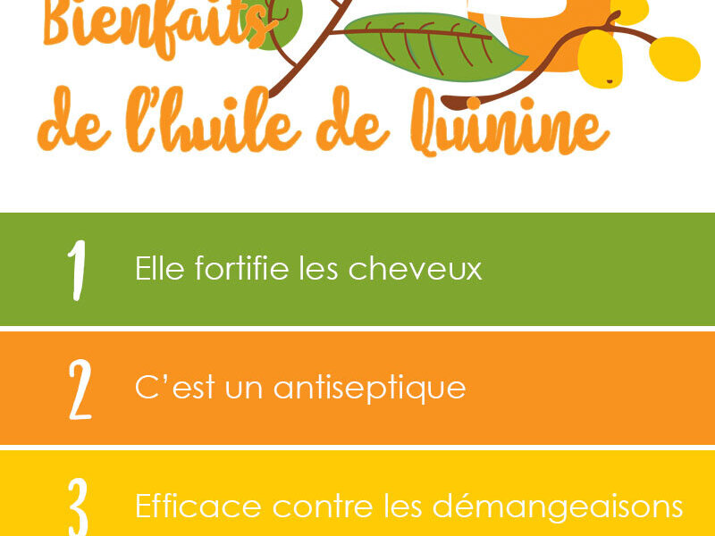 5 BIENFAITS DE L'HUILE DE QUININE 