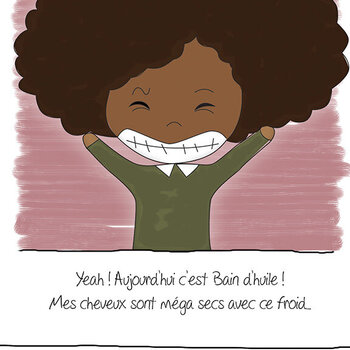 bains d'huile pour les cheveux secs